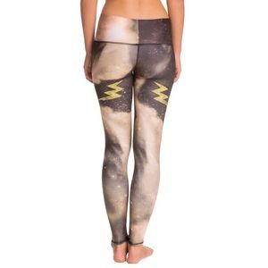 Teeki Black Electric Night Leggings Small